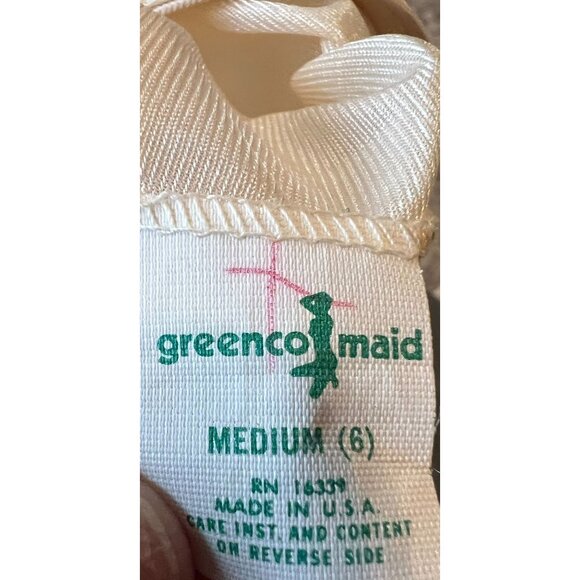 Vintage Greenco Maid Women's Pettipants Ivory Lace Trim Size Medium - Picture 6 of 7